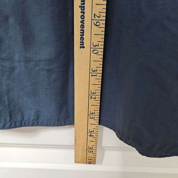 OOBE Shirt Men's XLarge Blue Long Sleeve Button-Up Partial Mesh Lining Quick Dry - Picture 4 of 11